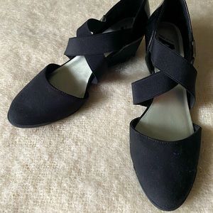 Anne Klein Sport Trista wedge pumps.